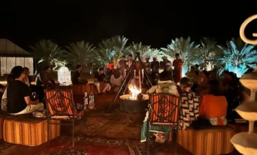 Dinner at the desert